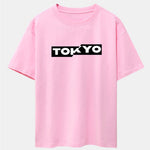 Tokyo Print Drop Shoulder Oversize T-Shirt