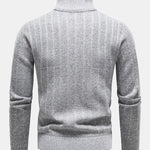 Textured Quarter Zip Sweater