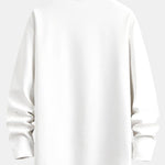 Long Sleeve Textured Arc Hem T-Shirt