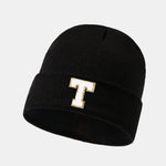 1pc Letter A-Z Warm Knit Beanie Hat