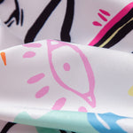 Graffiti Print Button Up Shirt