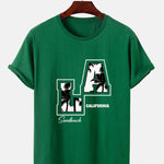 LA Palm Tree Print T-Shirt