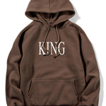 King Print Hoodie