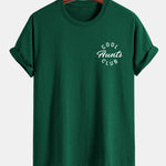 Regular Fit Cool Aunts Club Print Cotton T-Shirt