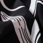 Abstract Print Button Up Shirt & Swim Shorts