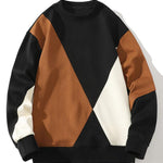 Color Block Patchwork Sweatshirt