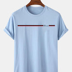 Paris Dream Maker Stripe Print T-Shirts
