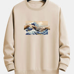 Ukiyo Hand Print Relax Fit Sweatshirt
