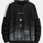 Mountain Graphic Print Crew Neck Sweatshirt