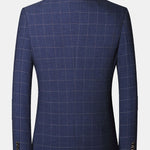 Man Plaid Blazer