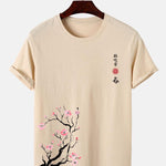 Cherry Blossoms Print T-Shirt