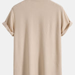 Knitted Ribbed T-Shirt