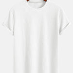 Muscle Fit Ribbed T-Shirt