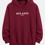 Milano Print Relax Fit Hoodie