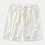 Drawstring Crosscut Corduroy Shorts
