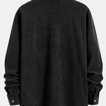 Long Sleeve Corduroy Cuban Collar Shirt
