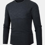 Slim Fit Crew Neck Knitted Sweater