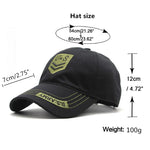 Men's Vintage Camouflage Print Cap
