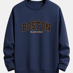 Boston Print Relax Fit Sweatshirt