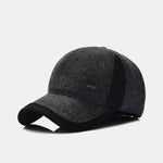 Warm Earflaps Cotton Baseball Cap