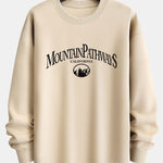 Mountain Pathways Print Relax Fit Sweatshirt