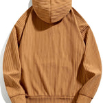 Relax Fit Corduroy Hoodie