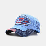 New York Patch Washed Distressed Baseball Cap
