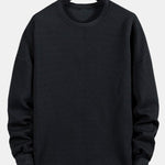 Long sleeve Geometric Stripe Jacquard T-Shirt
