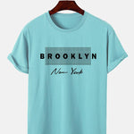 Brooklyn New York Dot Print T-Shirt