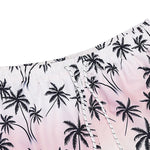 Palm Tree Print T-shirt & Palm Tree Print Swim Shorts