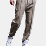 Tapered Jogger Pants With Pintuck