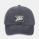 Yes Embroidery Patch Baseball Cap
