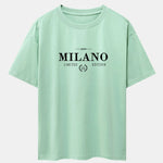 Milano Print Drop Shoulder Oversize T-Shirt