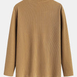 3 Pieces Long Sleeved Muscle Fit Ribbed T-Shirt