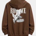Romantic Doves Back Print Relax Fit Hoodie