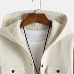 Waffle Hooded Fleece Lined Shirt
