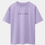 Be Kind Slogan Print Drop Shoulder Oversize T-Shirt