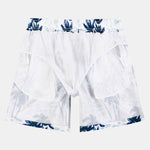 Tropical Plant Print Swim Shorts