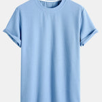 Muscle Fit Ribbed Arc Hem T-Shirt & Shorts