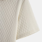 Rhombus Geometric Jacquard Polo