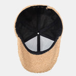 Hello Weekend Embroidery Teddy Plush Baseball Cap