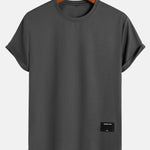 Muscle Fit Arc Hem Mesh T-Shirt