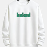 Baked Print Relax Fit Sweatshirt