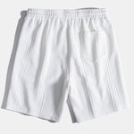 3 Pieces Geometric Jacquard Drawstring Shorts