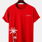Summer Palm Tree Print T-Shirt