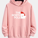 Santa Claus Slogan Print Relax Fit Hoodie