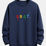 Goat Print Relax Fit Sweatshirt