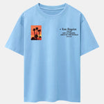 Palm Tree Slogan Print Drop Shoulder Oversize T-Shirt