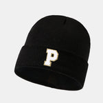 1pc Letter A-Z Warm Knit Beanie Hat