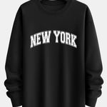 New York Print Relax Fit Sweatshirt